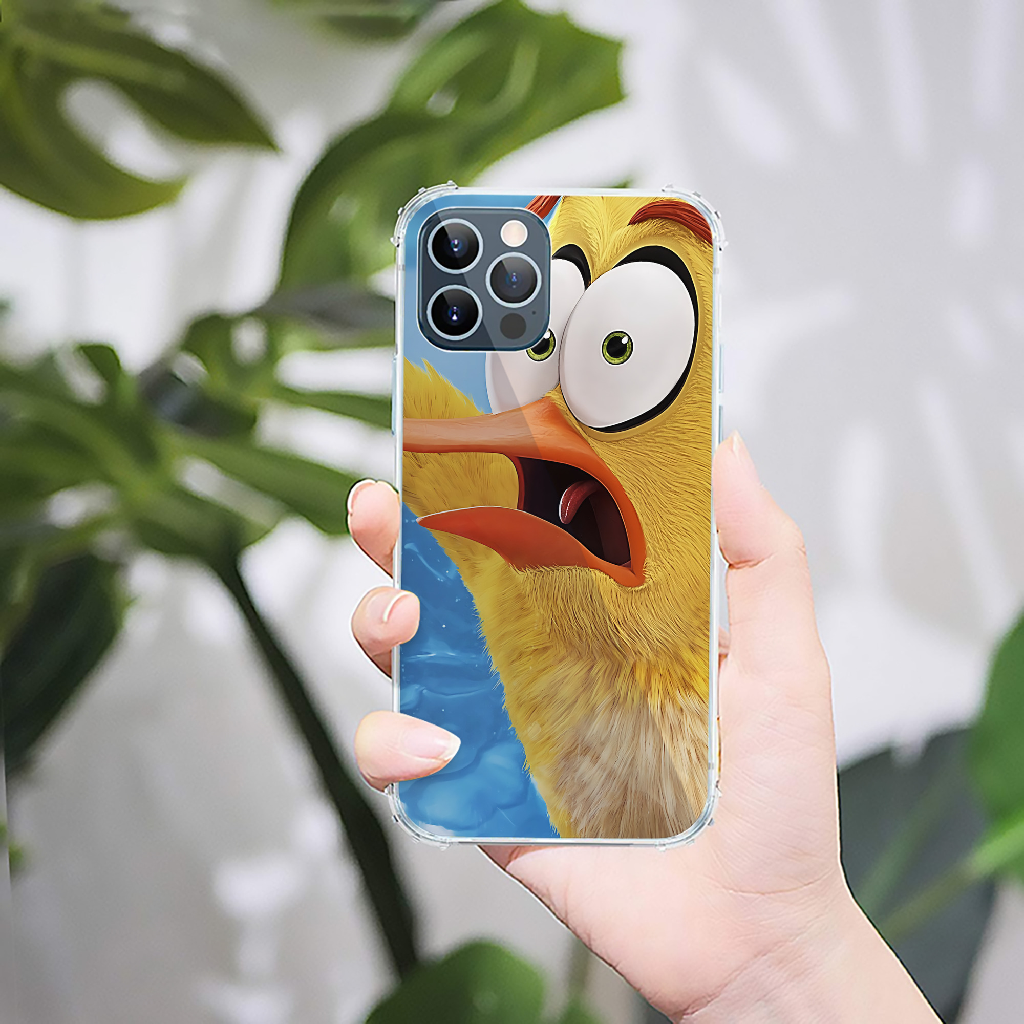 （画像用） Angry Birds アングリーバード 【iPhone 12シリーズ対応】透明スマホケース（クリアソフトケース）